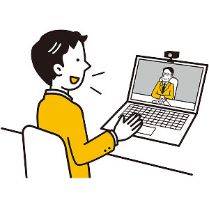 走る人物のイラスト
